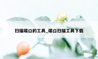 扫描端口的工具_端口扫描工具下载