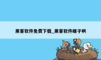 黑客软件免费下载_黑客软件瞎子啊
