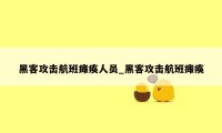 黑客攻击航班瘫痪人员_黑客攻击航班瘫痪